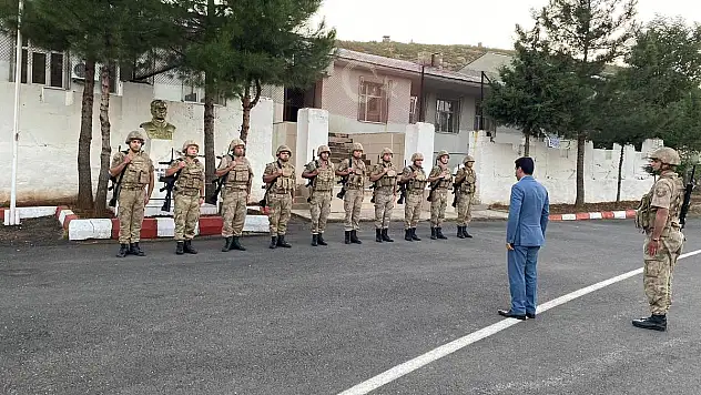 Baykan Kaymakamı Bağlı'dan Yarımca Jandarma Karakol Komutanlığına Ziyaret