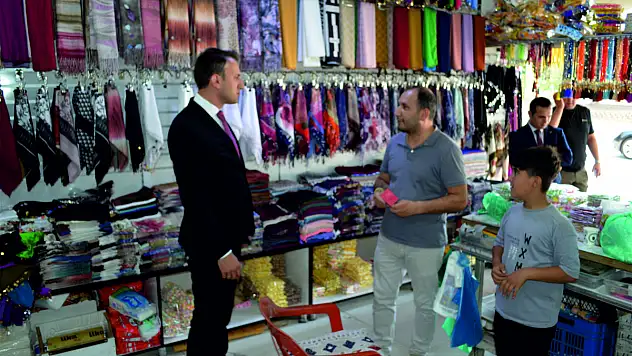 Baykan Kaymakamı Özcan'dan Esnaflara Ziyaret