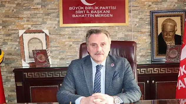 BBP İl Başkanı Mergen 'Basın Kamuoyunun Vicdanıdır'