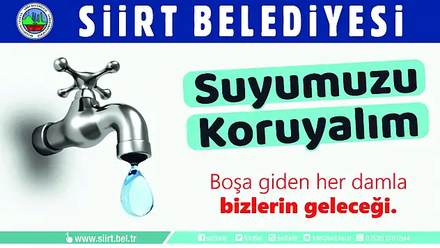 Belediye, Su Tüketimi Konusunda Vatandaşları Uyardı!