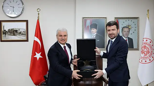 BİK Genel Müdürü Abdulkadir Çay, Konya Valisi İbrahim Akın'ı Ziyaret Etti