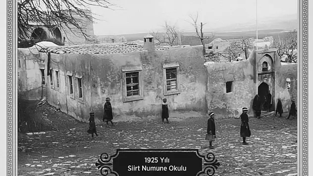Bir asır öncesinin Siirt okulları nostalji fotoğraflarıyla yeniden gündemde