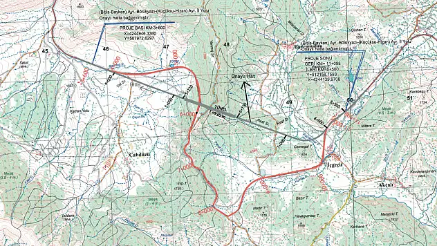 Bitlis-Siirt/Baykan hattında 8 km'lik yol projesi ihaleye çıktı