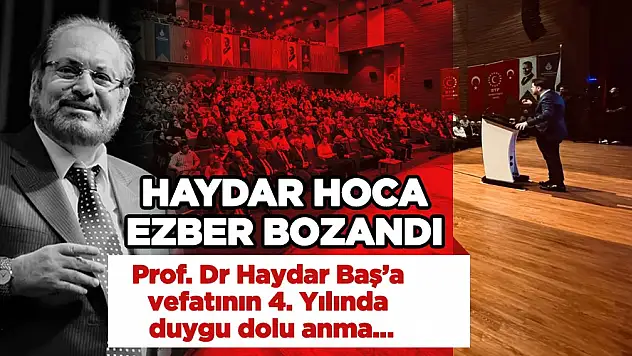 BTP Genel Başkanı Hüseyin Baş: Haydar Hoca Aslında Ezber Bozandı