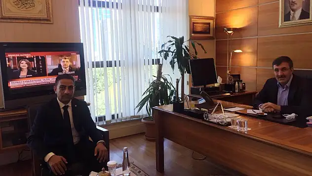 CANPOLAT, BAKAN YILMAZ'LA GÖRÜŞTÜ