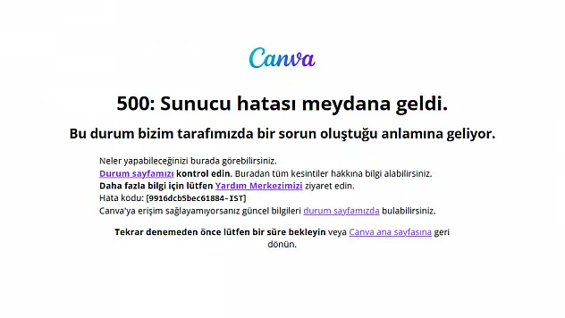 Canva Erişim Sorunu: Kullanıcılar 'Canva Çöktü mü?' Soruyor