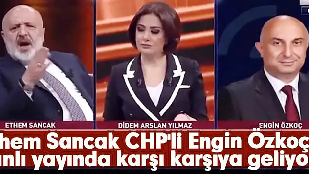 CHP'Lİ ENGİN ÖZKOÇ İLE ETHEM SANCAK HABERTÜRK'TE TANK PALET FABRİKASININ PEŞKEŞ ÇEKİLMESİ İDDİALARINI TARTIŞACAK