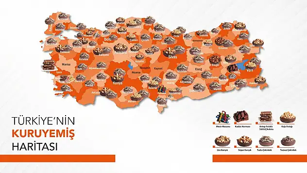 Çitlekçi 81 İlin Kuruyemiş Haritasını Çıkardı!