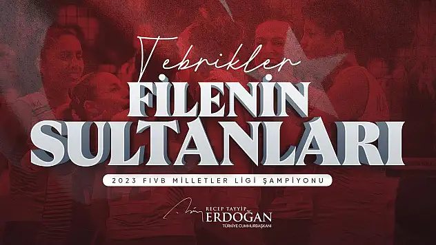 Cumhurbaşkanı Erdoğan'dan Filenin Sultanları'na Tebrik Mesajı