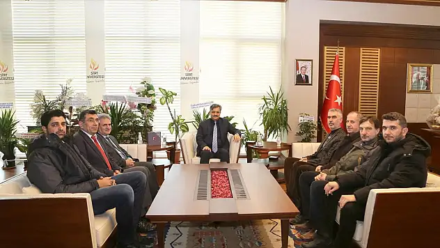 Davet ve Kardeşlik Vakfından Rektör Şındak'a Hayırlı Olsun Ziyareti