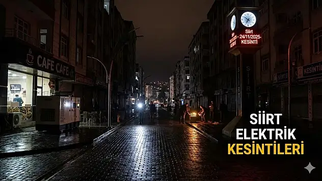 DEDAŞ'tan Siirtlilere Uyarı: 24–26 Kasım Tarihlerinde Elektrik Kesintileri Yapılacak
