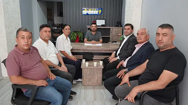 DEM Parti Heyetinden Artı Siirt Haber Ajansına Ziyaret