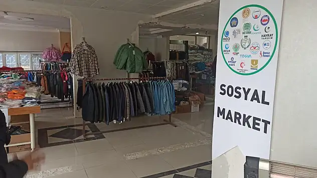 Depremzedelere Yönelik  Sosyal Market Çalışmaları