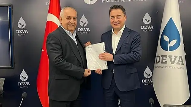 DEVA PARTİSİ'NDE YENİ İL BAŞKANI KAZIM YILMAZ OLDU