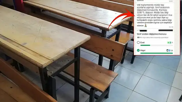 Devlet okulunda 'sıra parası' tartışması: Velilerden 2 bin 250 TL talep edildi