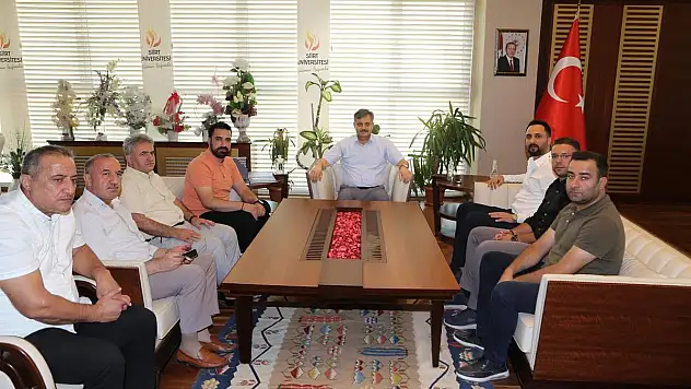 Dicle Elektrik Dağıtım AŞ. Müdüründen Rektör Prof.Dr.Nihat Şındak'a Ziyaret