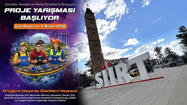 Dicle Elektrik'ten Siirtli Öğrencilere Proje Yarışması: Son Başvuru 5 Nisan