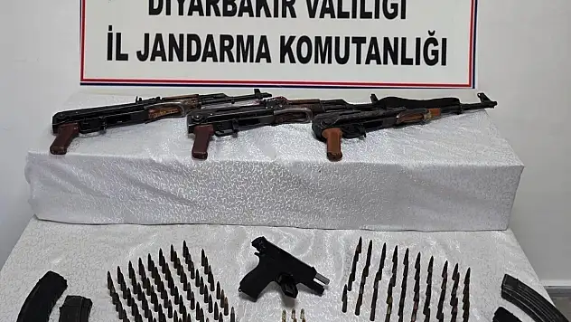 Diyarbakır'da silah kaçakçılığı operasyonu