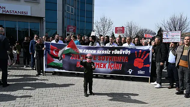 Doktorlar Gazze İçin Kurtalan'da Yürüdü