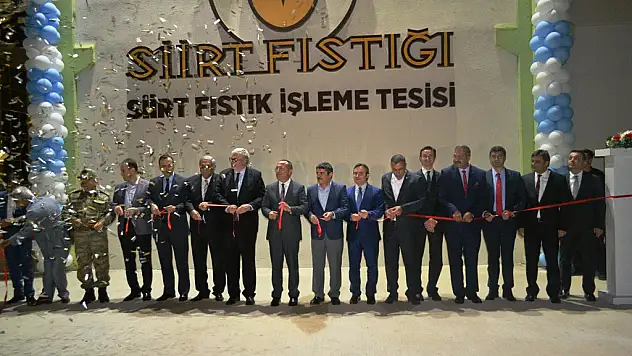 DÜNYANIN EN MODERN BEŞ TESİSİ ARASINDA BULUNAN FISTIK İŞLEME ENTEGRE TESİSİ AÇILDI