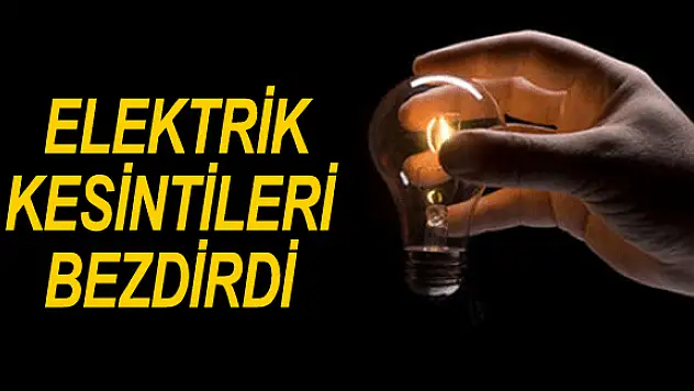 Elektrik Kesintileri Vatandaşları Canından Bezdirdi