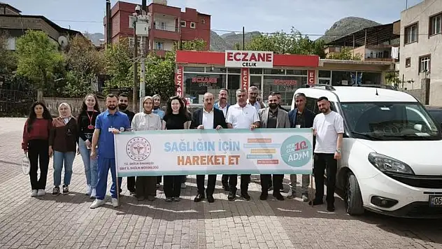 Eruh'ta Sağlıklı Yaşam Yürüyüşü Düzenlendi