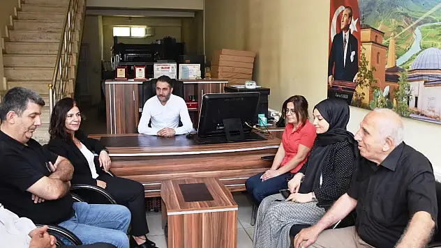 BELEDİYE BAŞKANI IŞIK, GAZETEMİZİ ZİYARET ETTİ