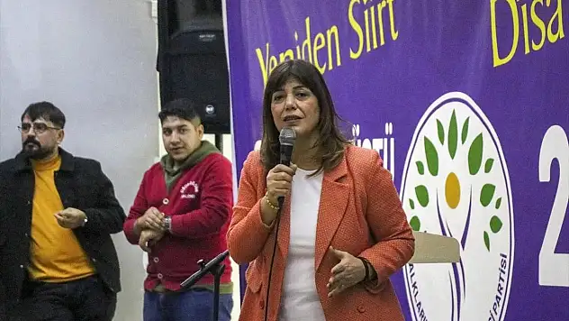 Eski Milletvekilimiz Meral Danış Beştaş, HEDEP'in Siirt İl Başkanlığı Kongresine Katıldı