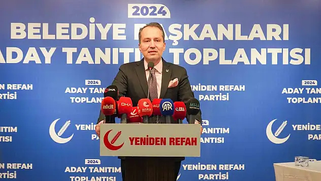 Fatih Erbakan, Yeniden Refah'ın İBB Başkan Adayını Açıklayacak