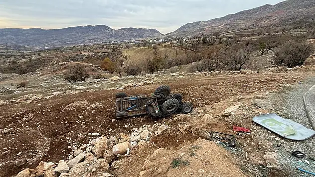 Gabar Dağı'nda traktör devrildi: 13 işçi yaralandı
