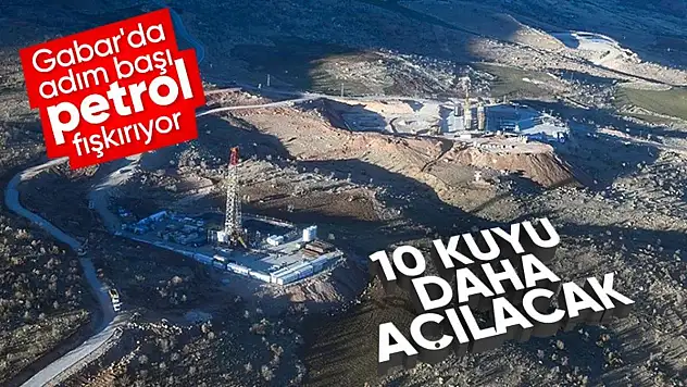 Gabar Dağında Petrol Üretimi Kuyu Sayısı 19'dan, 29'a Çıktı