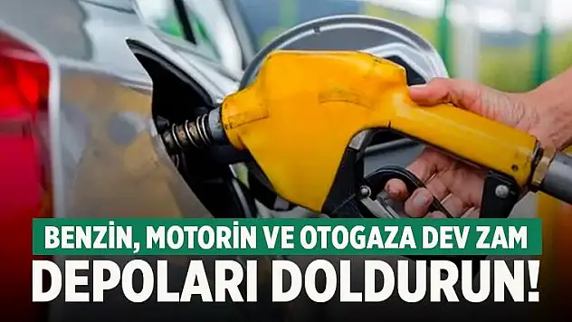 Gece Yarısından İtibaren Benzine Dev Zam!