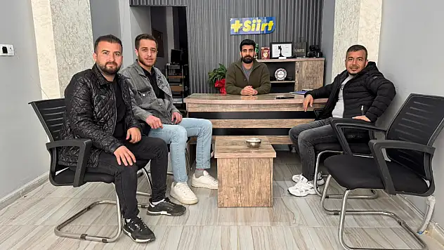 Genç Sağlık Sendikası Siirt İl Başkanlığı'ndan 'Artı Siirt Haber'e Ziyaret