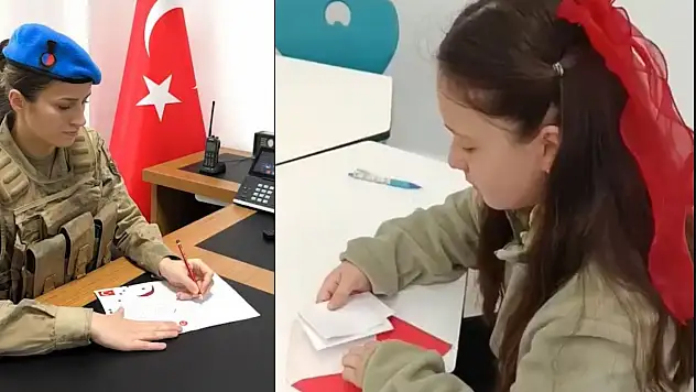 Giresunlu Çocuklar, Siirt'te Görev Yapan Mehmetçiğe Mektup Yazdı