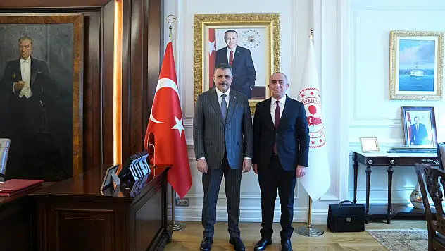 Gökçebağ Belediye Başkanı Ferzent Çiçek, Bakan Mustafa Çiftçi ile Ankara'da Görüşme Gerçekleştirdi