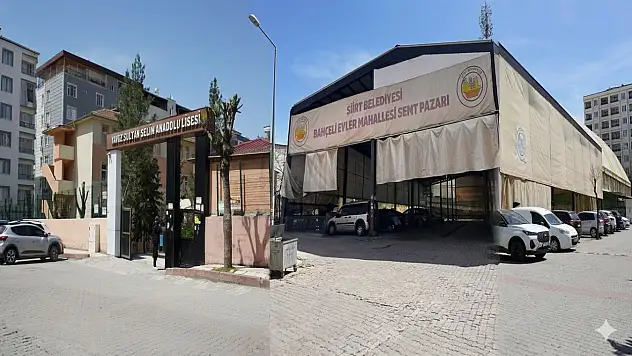 Gözler Siirt'teki Okulların Güvenliğinde, Atıl Hale Gelen Kapalı Semt Pazarı Tehlike Saçıyor
