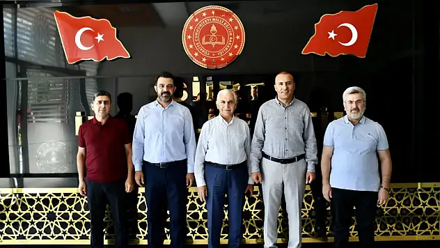 Gül ve Olgaç'tan İl Milli Eğitim Müdürü Deniz Edip'e Ziyaret