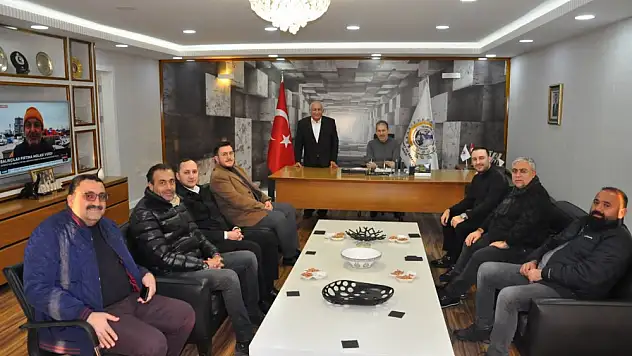 GÜNEŞ HOLDİNG A.Ş. YÖNETİM KURULU BAŞKANI  MARUF GÜNEŞ'TEN SİİRT TSO'YA ZİYARET