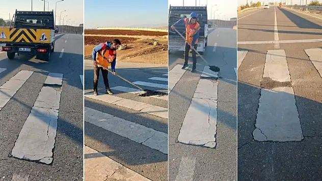 Haberimiz Ses Getirdi: Siirt Çevre Yolu'ndaki tehlikeli çukurlar kapatıldı!