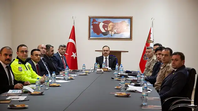 Haftalık İl Güvenlik ve Asayiş  Koordinasyon Toplantısı