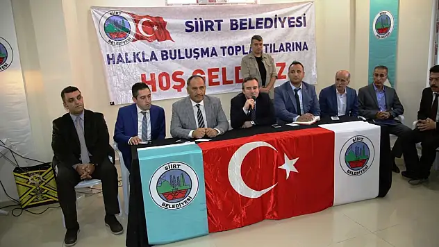 SİİRT BELEDİYESİNİN HALK İLE BULUŞMA TOPLANTILARI ALAN MAHALLESİNDE DEVAM ETTİ