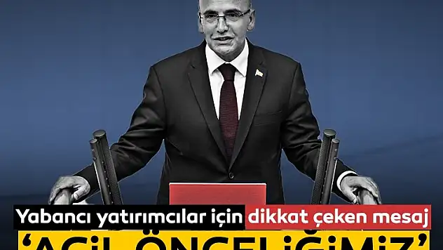Hazine ve Maliye Bakanı Mehmet Şimşek'ten İlk Paylaşım!