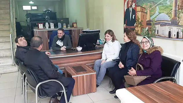 HDP MİLLETVEKİLLERİ VE İL YÖNETİMİNDEN  BASIN MENSUPLARINA ZİYARET