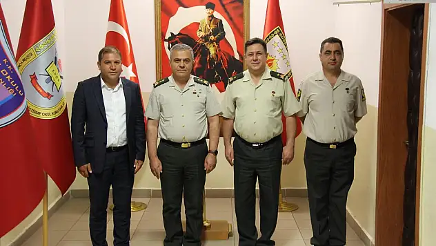 HEMŞERİMİZ SERKAN ALKIN'DAN TÜMGENERAL HALİL SOYSAL'A TAZİYE ZİYARETİ