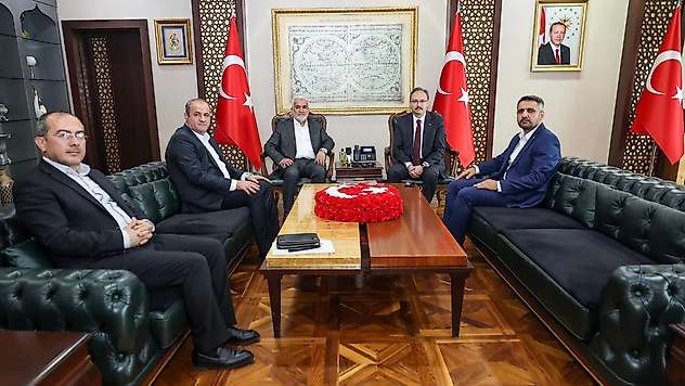 HÜDA PAR Genel Başkanı Yapıcıoğlu'ndan Siirt'te Vali Kızılkaya'ya Ziyaret