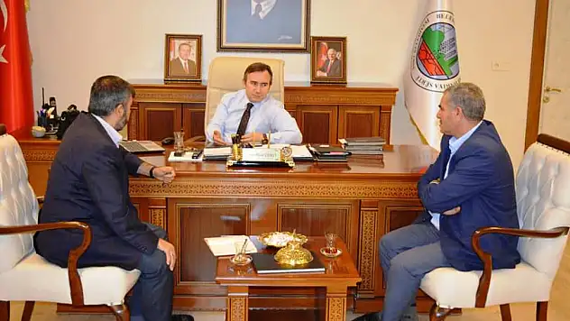 HÜDA-PAR HEYETİ İLİMİZİN SORUNLARINI RAPOR HALİNDE BAŞKAN VEKİLİ TAŞKIN'A SUNDU