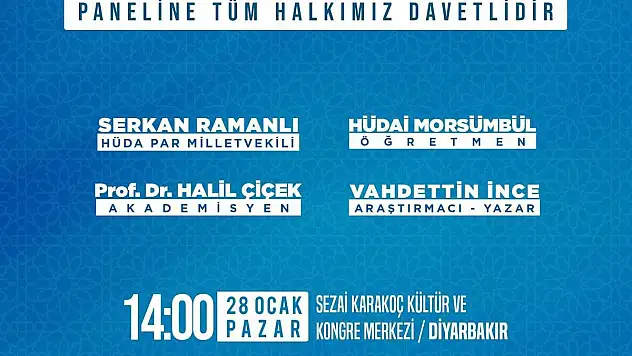 HÜDA-PAR'dan Diyarbakır'da Kürtçeyi Seçiyorum Programı