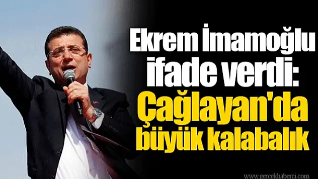İBB Başkanı İmamoğlu Çağlayan Adliyesinde İfade Verdi
