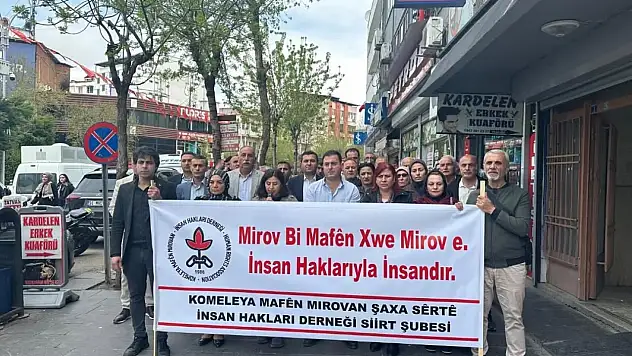 İHD Siirt Şubesi'nden çağrı: Silahsızlanma yasal güvenceye kavuşturulmalı