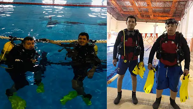 İHH'nın kurduğu dalgıç ekibi Siirt'te göreve hazırlanıyor